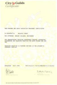 C&amp;G teacher training