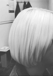 Ultra Light Blond Bob
